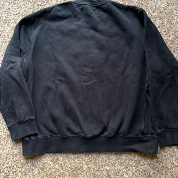 Vintage 90s Nike Sweatshirt Mens Large Black Swoosh Made In USA Crewneck‎ - Picture 4 of 4